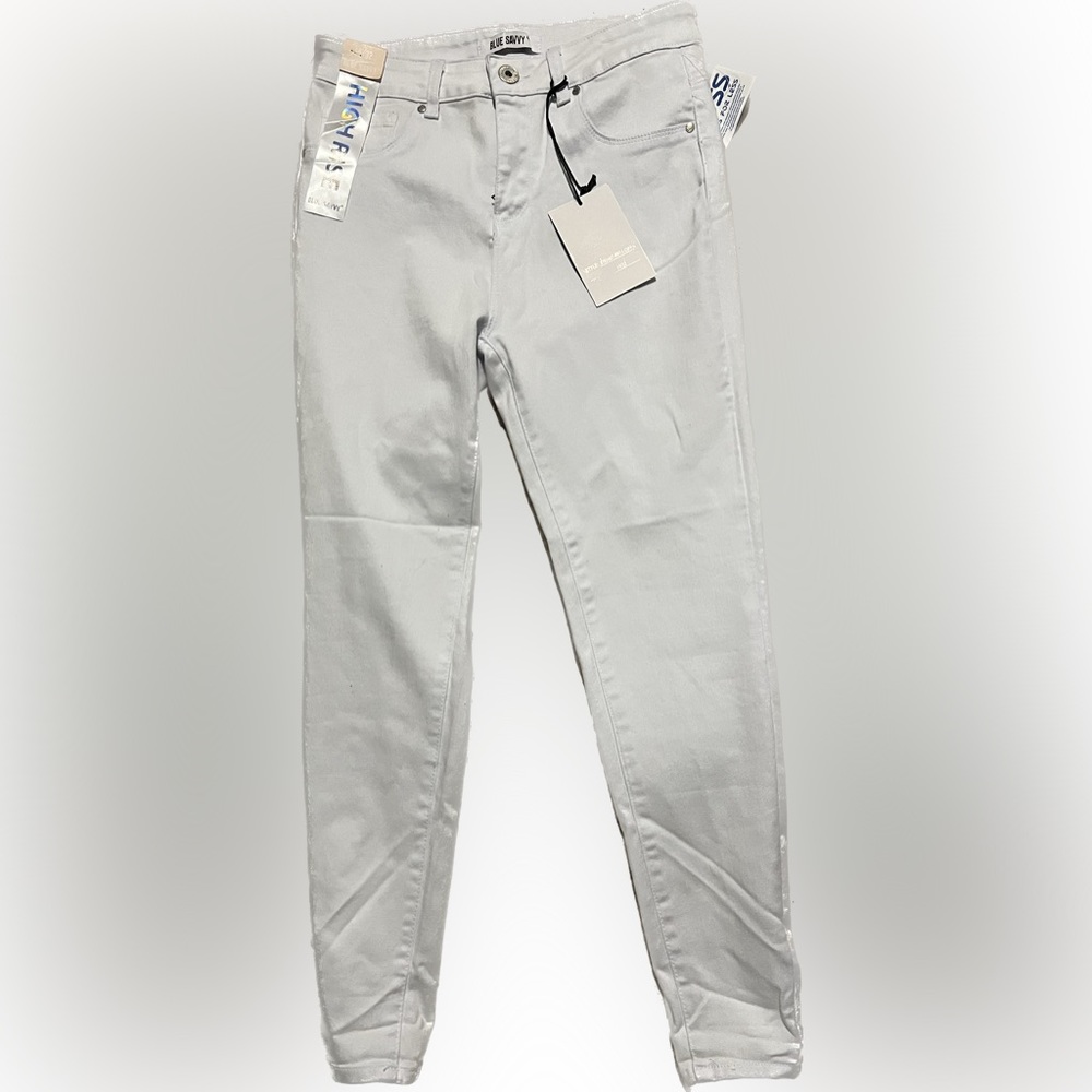White High Rise Pants